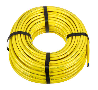 Stairville PUR-Cable H07BQ-F 3x1,5mm² Yel Yellow