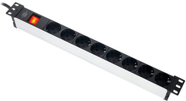 Brennenstuhl Alu Line 8-Way 19"" Switch