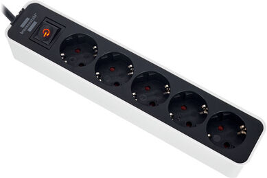 Brennenstuhl Ecolor Power Strip 5 Way WH