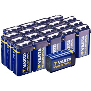 Varta Batterie »Industrial 9 V«, (20 St.)  Größe