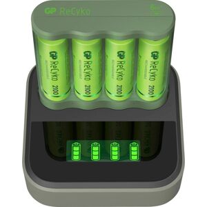 GP Batteries Akku-Ladestation »USB-Akkuladegerät B421 mit Docking Station« grün/schwarz Größe