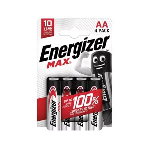Energizer - Max (Aa), Alkaline-Batterien, 4 Stück, Aa(Lr6)