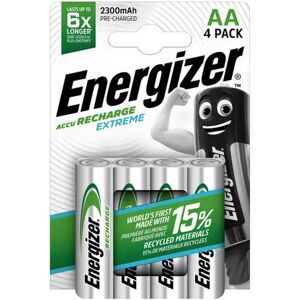 Energizer - Extreme (Aa), Aufladbare Batterien, 4 Stück, Aa(Hr6)