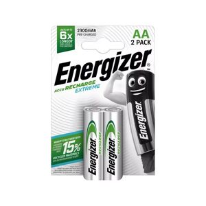 Energizer - Extreme (Aa), Aufladbare Batterien, 2 Stück, Aa(Hr6)