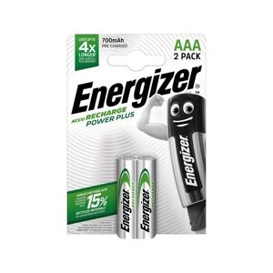 Energizer - Power Plus (Aaa), Aufladbare Batterien, 2 Stück, Aaa(Hr03)