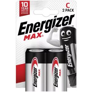 Energizer - Max (C), Alkaline-Batterien, 2 Stück, C(Lr14)