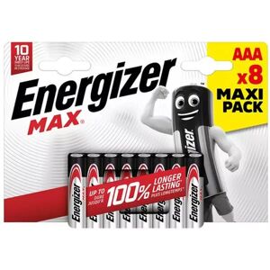 Energizer - Max (Aaa), Alkaline-Batterien, 8 Stück, Aaa(Lr03)