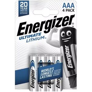 Energizer - Ultimate (Aaa), Lithium-Batterien, 4 Stück, Aaa(Lr03)