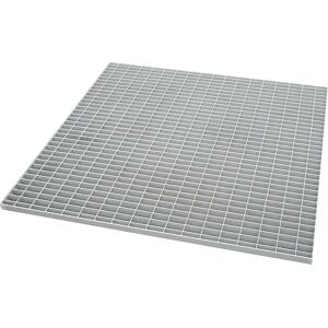 eurokraft pro Gitterrost, für Auffangwanne für 200-l-Fässer, Edelstahl, LxBxH 1200 x 1200 x 285 mm