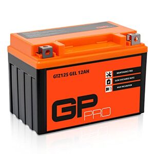 GP-PRO GTZ12S 12V 12Ah GEL-Batterie (Kompatibel mit YTZ12S / YTZ14S) (Wartungsfrei & Versiegelt) Akkumulator Motorrad Motorradbatterie für u.a. Honda