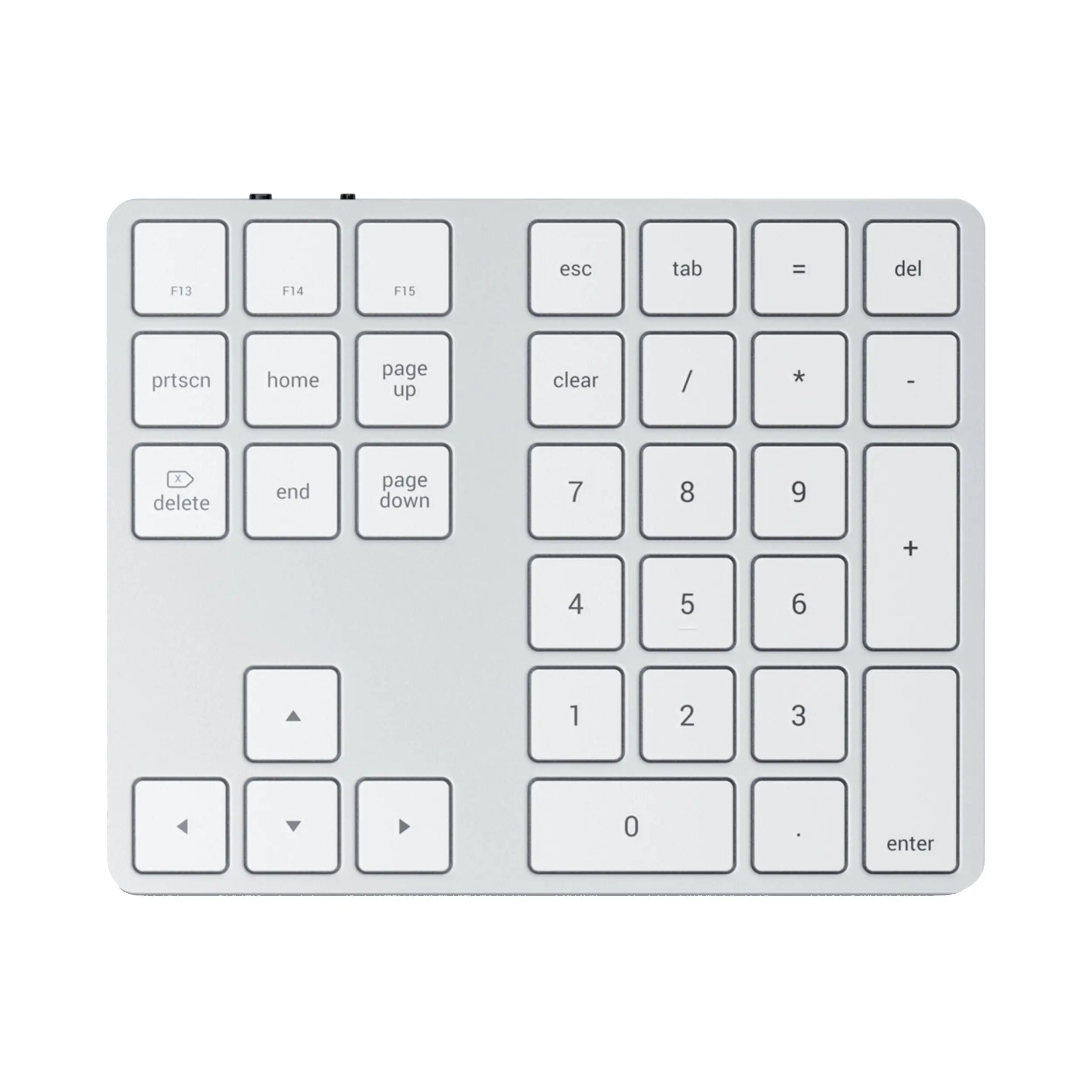 Satechi Aluminium Bluetooth Extended Keypad Tastatur  grau