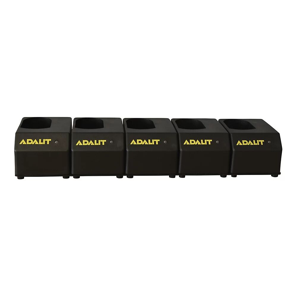 Ladegerät für ADALIT®-Handleuchten für Lithium-Ionen-Akku für 5 LED-Sicherheitsleuchten