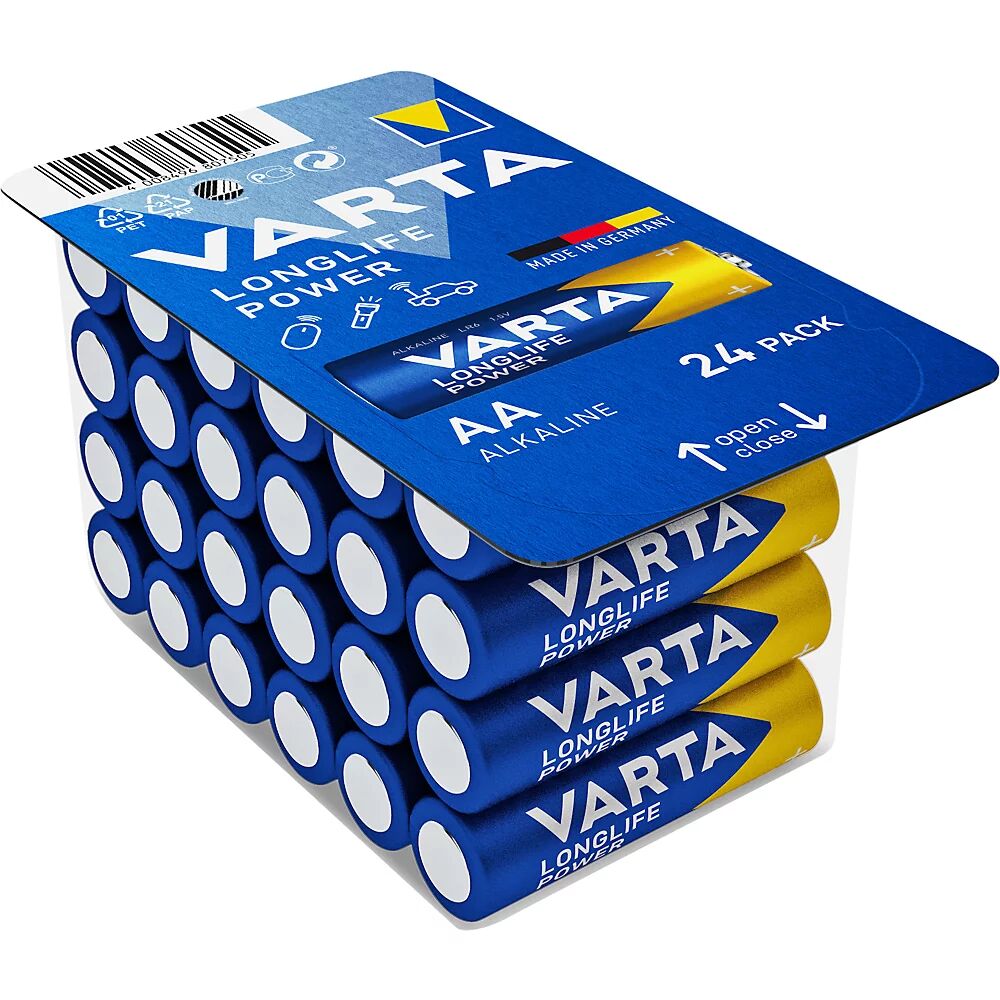 VARTA LONGLIFE Power Batterie AA VE 24 Stk