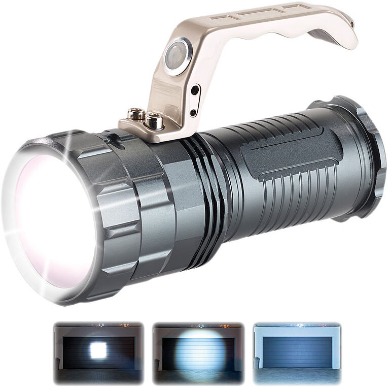 KryoLights Extrahelle Akku-LED-Handlampe TRC-410 CREE LED, 400lm, 10W, IP44