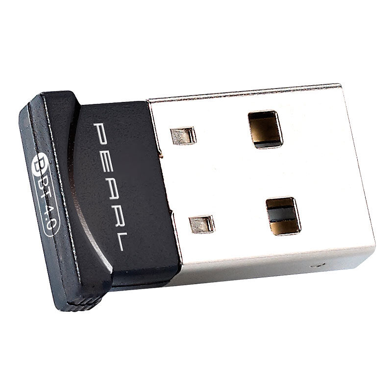 Pearl Ultrakompakter USB-Adapter, Bluetooth 4.0, Klasse 1, EDR+CSR, 100 m