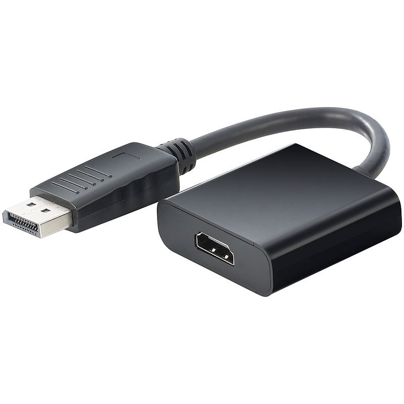 auvisio Adapter DisplayPort-Stecker auf HDMI-Buchse