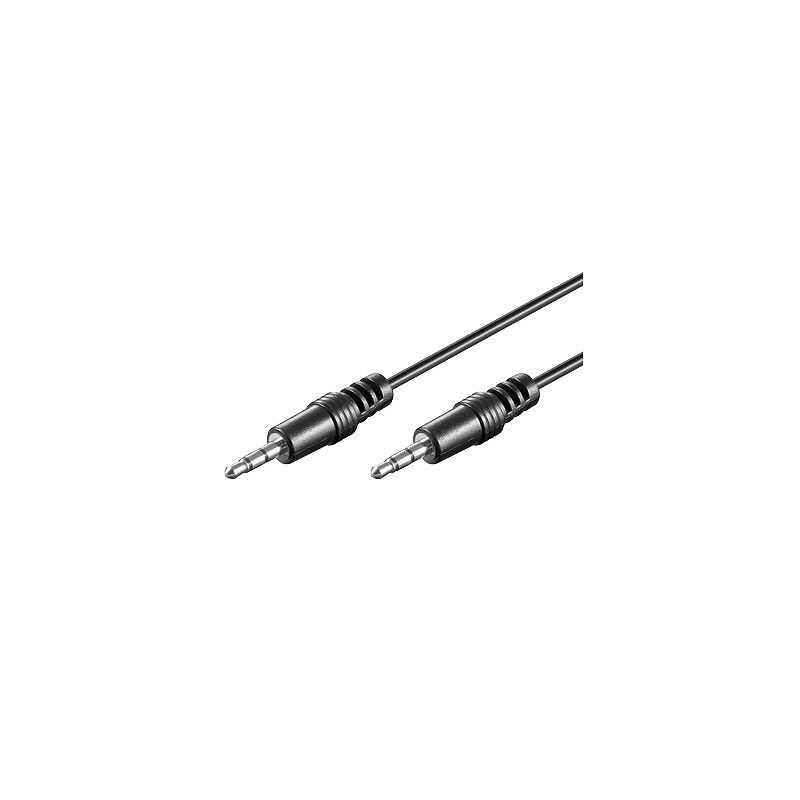 auvisio Stereo-Audio-Kabel 3,5-mm-Klinke Stecker auf Stecker, 5 m