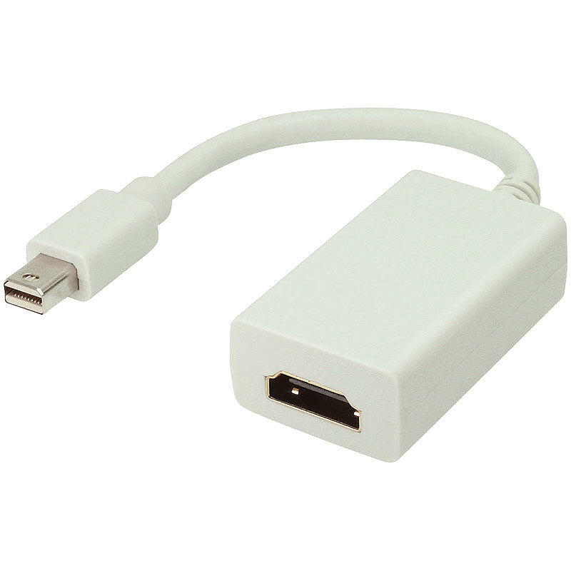 auvisio Adapter Mini-DisplayPort-Stecker auf HDMI-Buchse