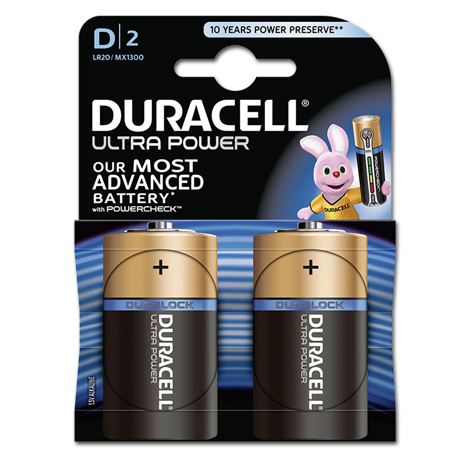 DURACELL Ultra Power MX1300 D BL2