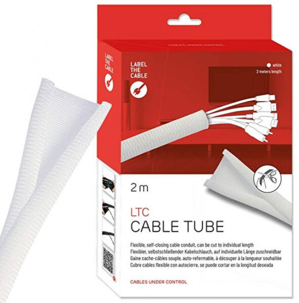 LABEL THE CABLE Kabelschlauch 2m - Weiss