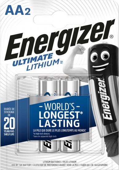 Energizer 1x2 ENERGIZER Ultimate Lithium Mignon AA LR 6 1,5V