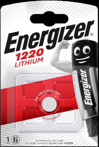 Energizer Batterie Knopfzelle CR1220 3.0V Lithium -1St.