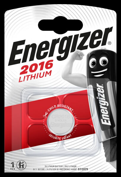 Energizer Batterie Knopfzelle CR2016 3.0V Lithium - 1St.