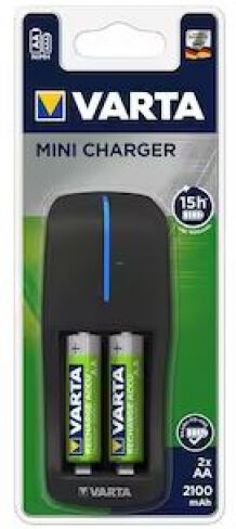 Varta Ladegerät Mini Charger + 2x AA 2100mAh