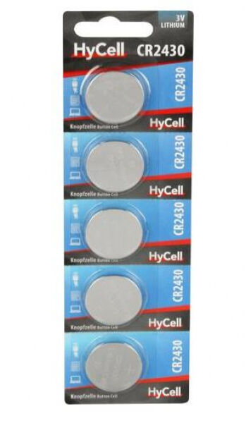 Ansmann HyCell Lithium Knopfzellen CR2430 Batterie - 5 Stk.