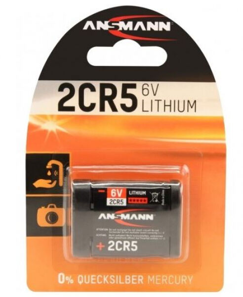 Ansmann Lithium Batterie 2CR5 - 1 Stk.