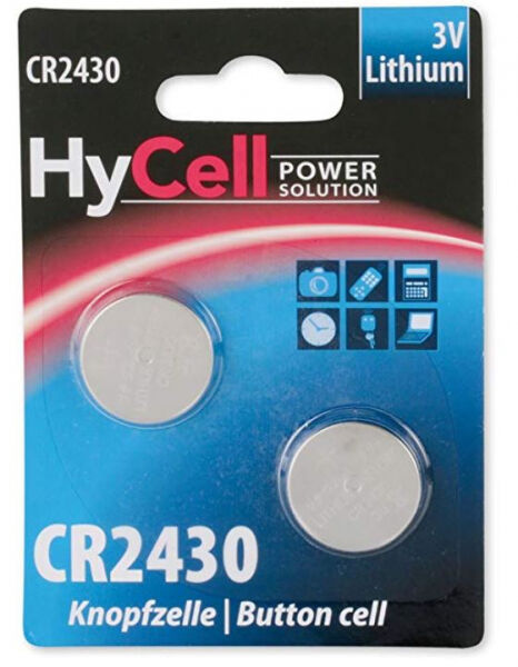 HyCell Lithium Knopfzelle CR2430 - 2er Pack