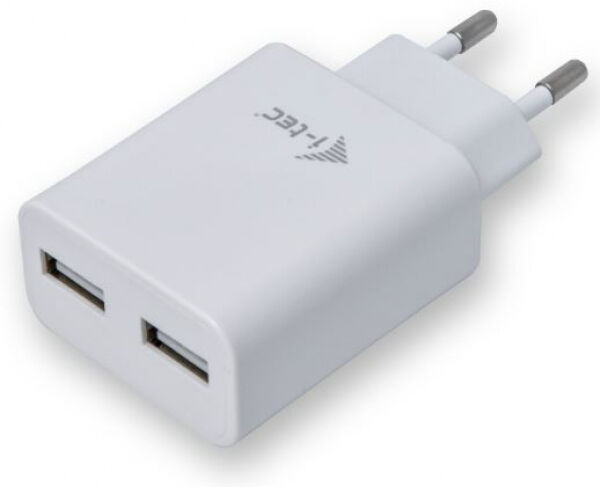 iTEC i-tec CHARGER2A4W - USB Power Charger 2 Port 2.4A White