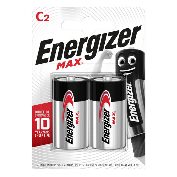 Energizer MAX - Batterie C / 1.5V / LR14 Baby - 2 Stk.