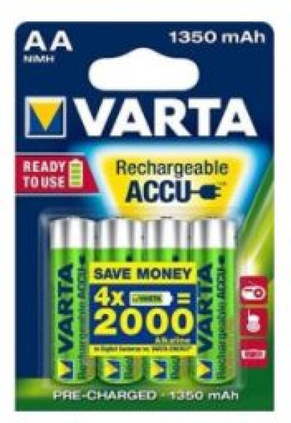 Varta 1x4 Varta RECHARGE ACCU Power 1350 mAH AA Mignon NiMH