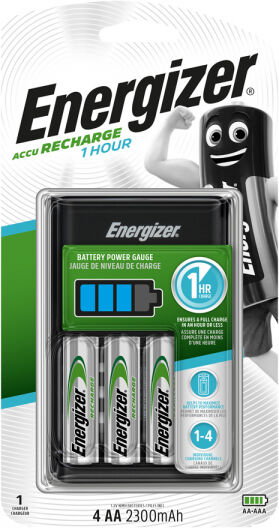 Energizer - 1 Hour-Ladegerät incl.4xAA