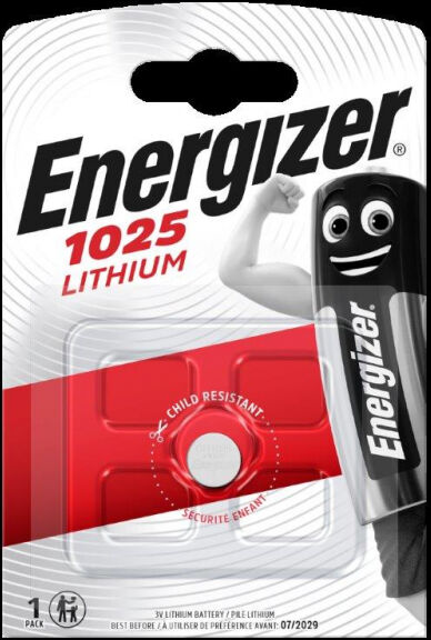 Energizer - CR 1025 Lithium 3.0V FSB-1