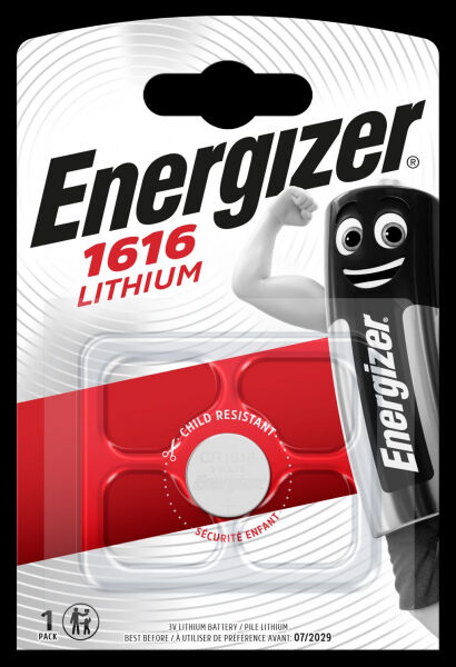 Energizer - CR 1616 Lithium 3.0V FSB-1