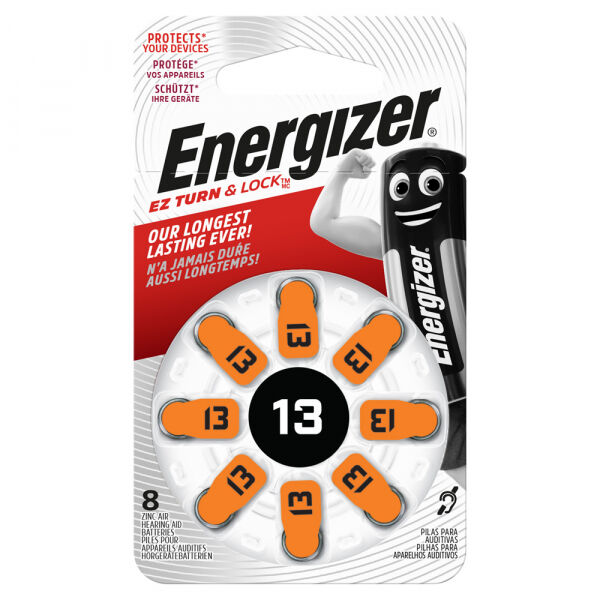 Energizer - EZ Turn & Lock 13 1.4V 8-Pack