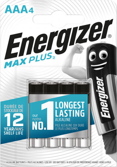 Energizer - Max Plus  Micro (AAA) 4 Stück