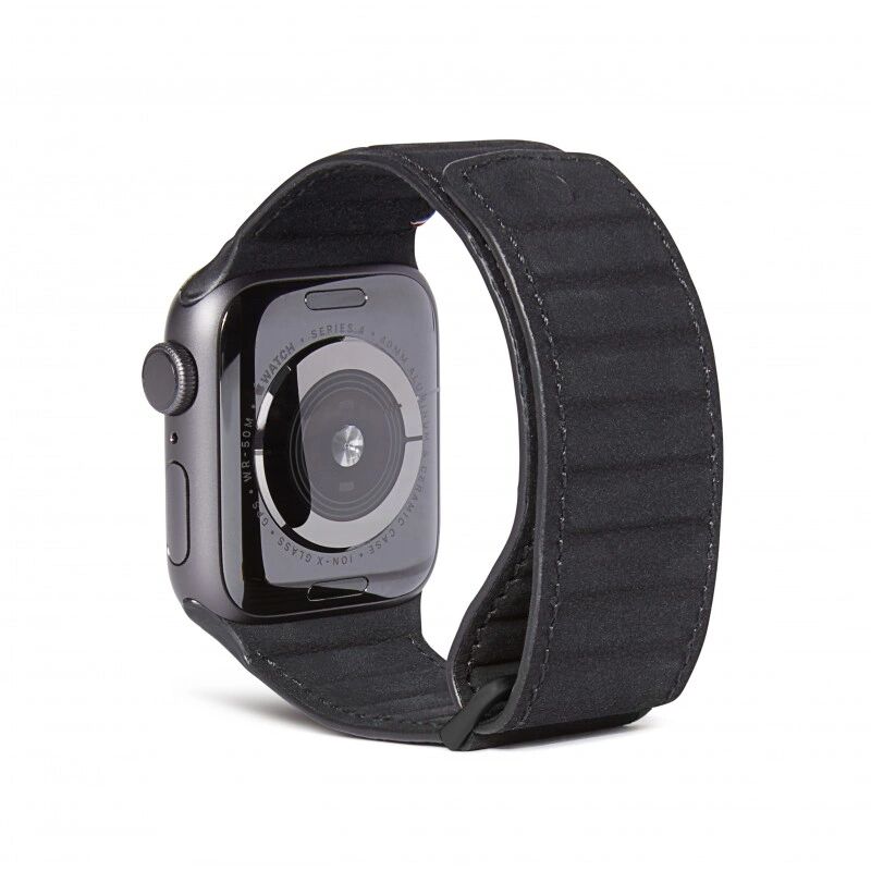 Decoded Kožený řemínek pro Apple Watch 38mm / 40mm / 41mm - Decoded, Traction Black