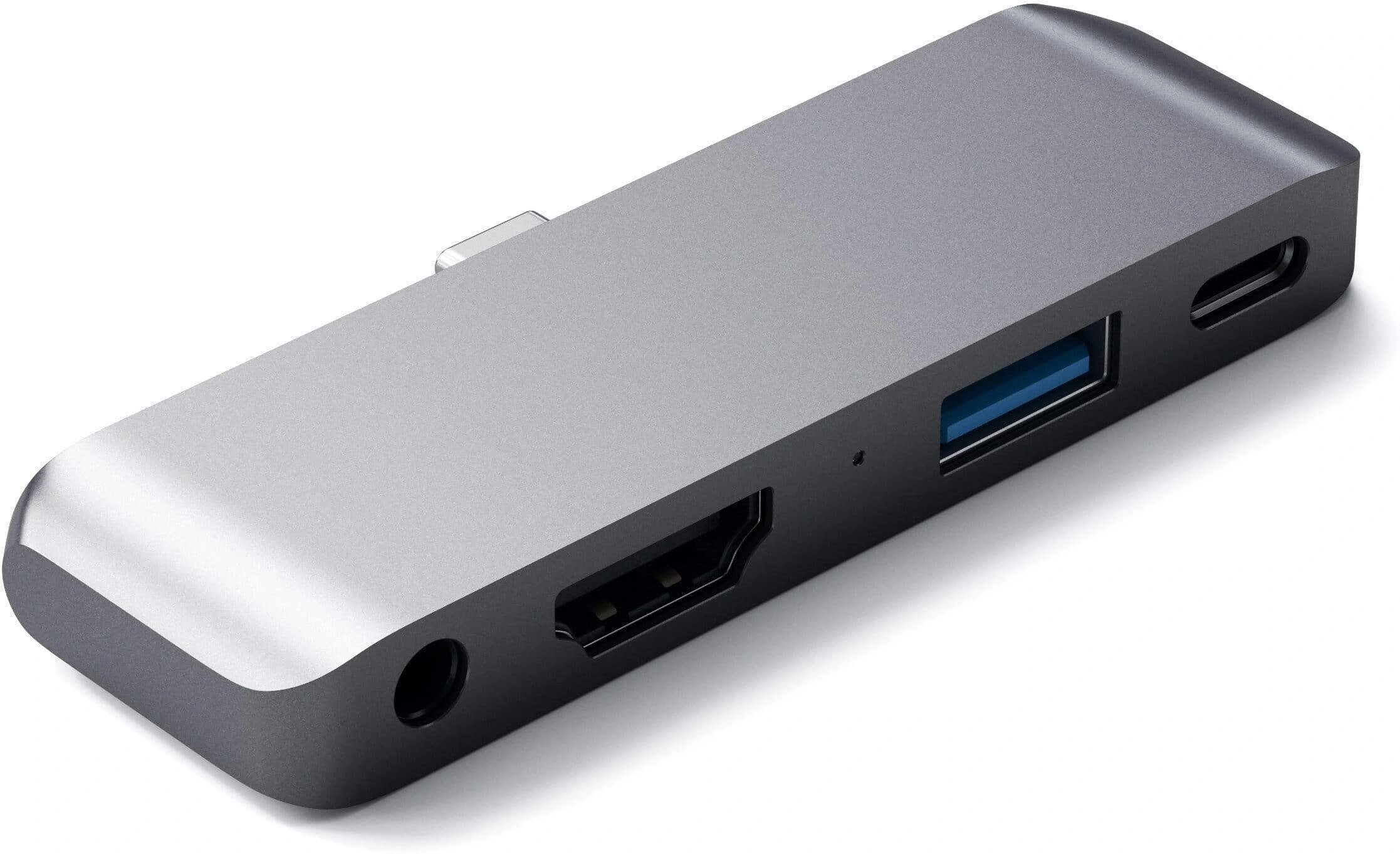 Satechi Redukce / adaptér - Satechi, Aluminium USB-C Mobile Pro Hub Gray