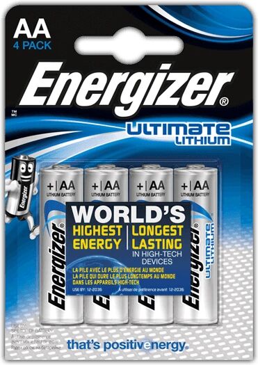 GE Baterie AA/FR6 ENERGIZER Ultimate LITHIUM 48ks (karton)