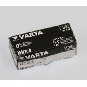 10x Varta - SR41 / V392 - 1,55 Volt Silberoxid-Zink Knopfzelle