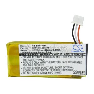 Ersatzakku - CS-SBP100SL - Sennheiser D10 / 504374 - 3,7 Volt 180mAh Li-Polymer