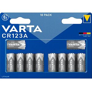 10 VARTA Batterien CR123A Fotobatterie 3,0 V