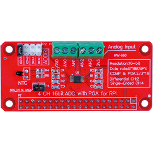 JOY-IT RPI ADC 1115 - Raspberry Pi - A/D Wandler, ADS1115