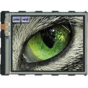 DISPLAY VISIONS EA EDIP-TFT32ATP - Intelligentes TFT-Grafikdisplay 3,2'', Touch Panel