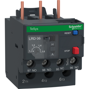 Schneider Electric LRD06 - TeSys Motorschutzrelais, 1 - 1,6 A, 1 S + 1 Ö, Klasse 10A