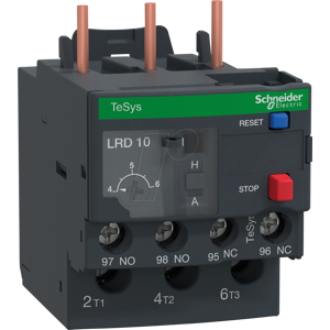 Schneider Electric LRD10 - TeSys Motorschutzrelais, 4 - 6 A, 1 S + 1 Ö, Klasse 10A