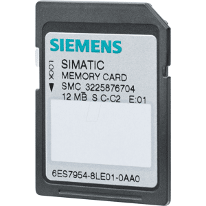 Siemens MEMORY 12MB - S7-1x00, Memory Card 12MB